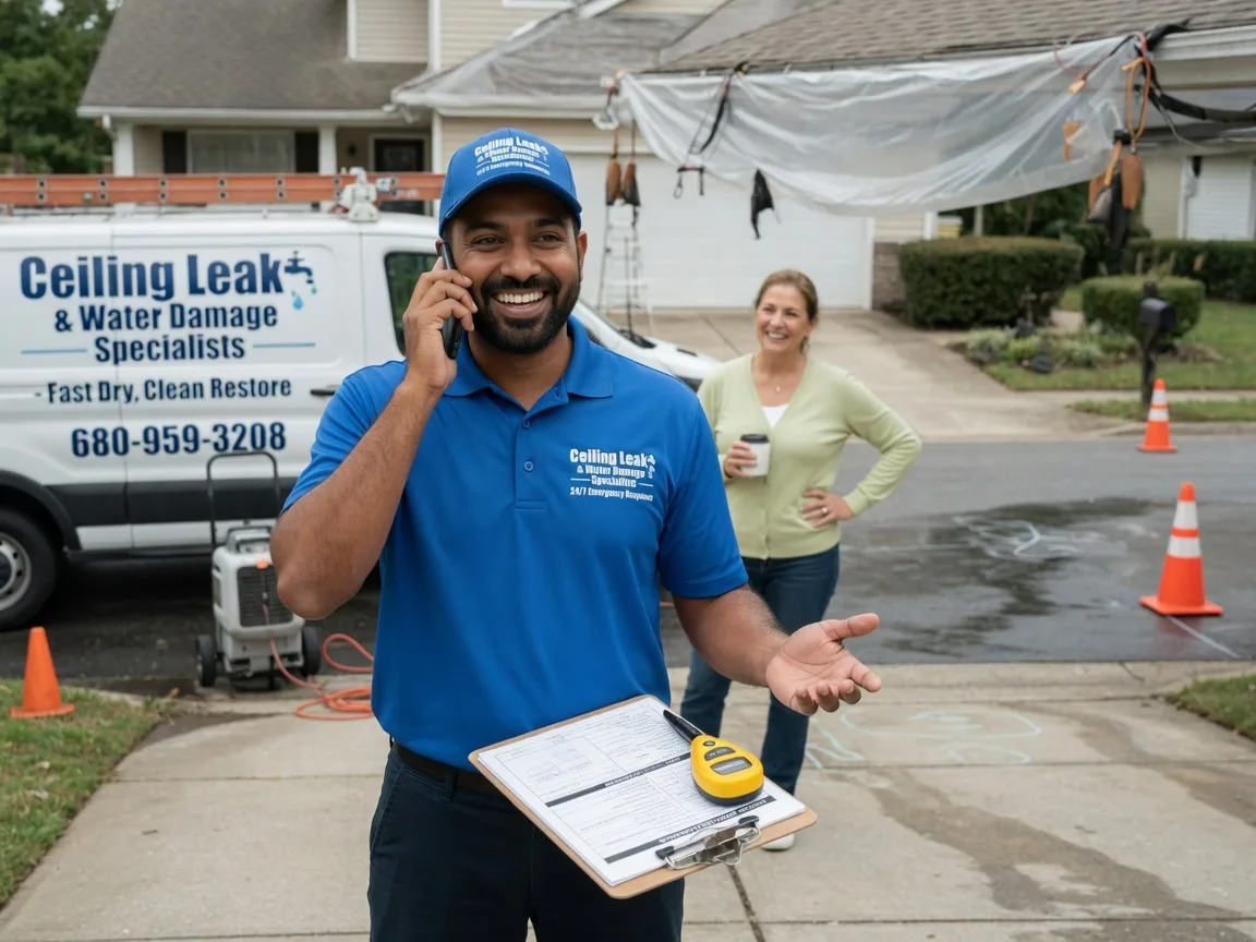 Ceiling Leak Cleanup Bethel, OK FAQs